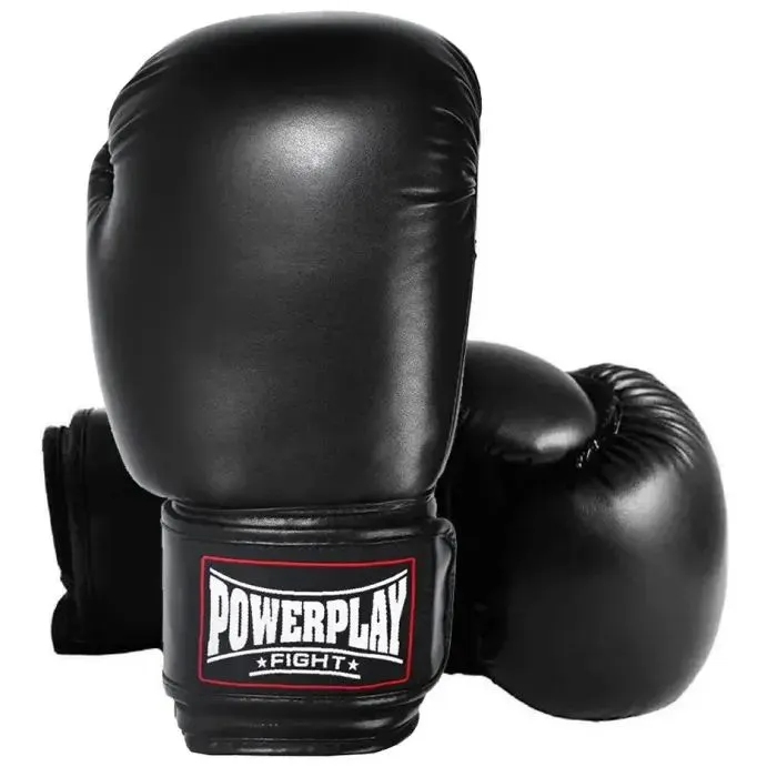 Боксерські рукавички PowerPlay 3004 Classic Чорні 6 унцій (PP_3004_6oz_Black)