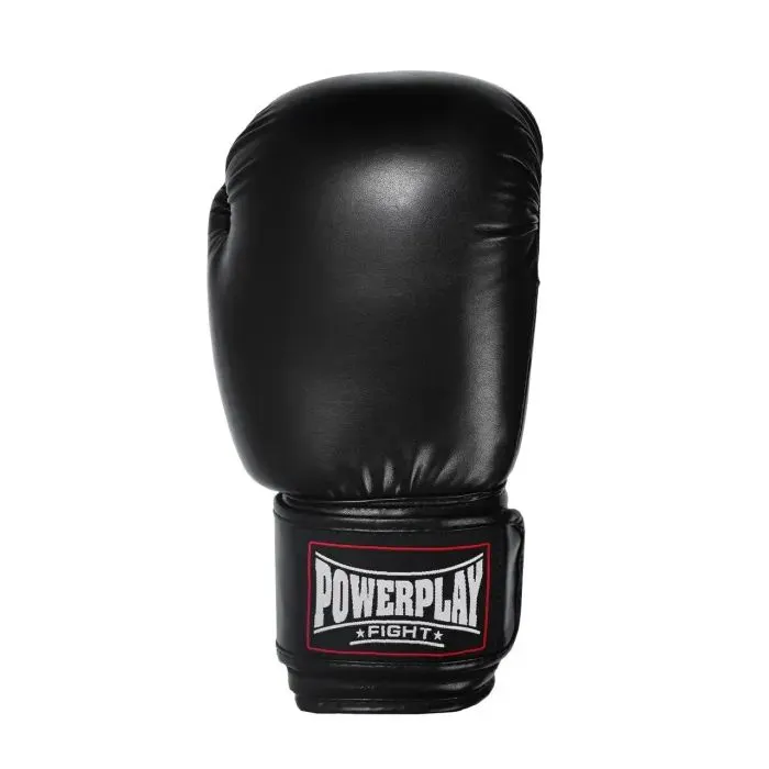 Боксерські рукавички PowerPlay 3004 Classic Чорні 6 унцій (PP_3004_6oz_Black) зображення 2