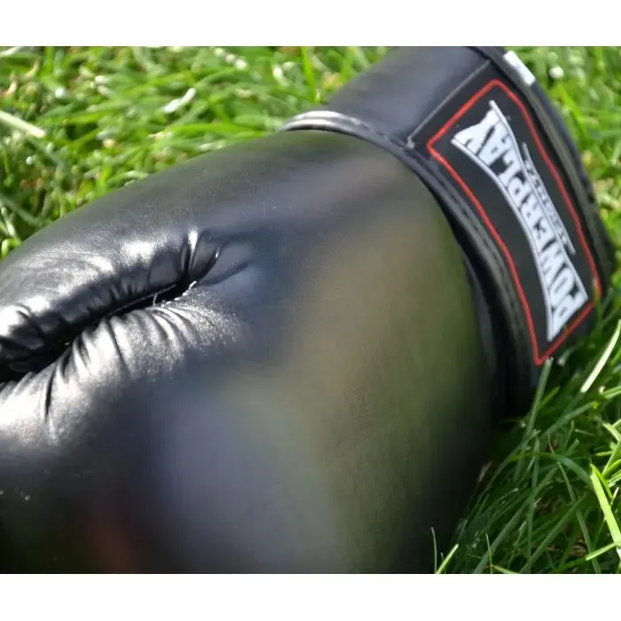 Боксерські рукавички PowerPlay 3004 Classic Чорні 6 унцій (PP_3004_6oz_Black) зображення 7