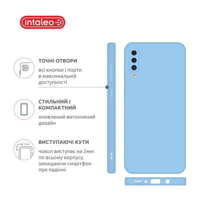 Чохол до мобільного телефона Intaleo SoftShell Samsung Galaxy A50 Light Blue (1283126568039) зображення 4