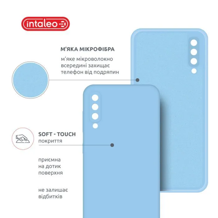 Чохол до мобільного телефона Intaleo SoftShell Samsung Galaxy A50 Light Blue (1283126568039) зображення 5