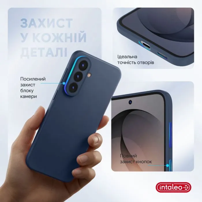 Чохол до мобільного телефона Intaleo Silicone Samsung Galaxy S26 Dark Blue (1283126637483) зображення 3