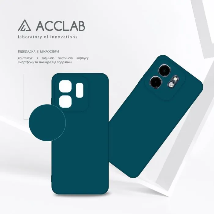 Чохол до мобільного телефона ACCLAB SoftShell Infinix Smart 9 Blue (1283126611681) зображення 5