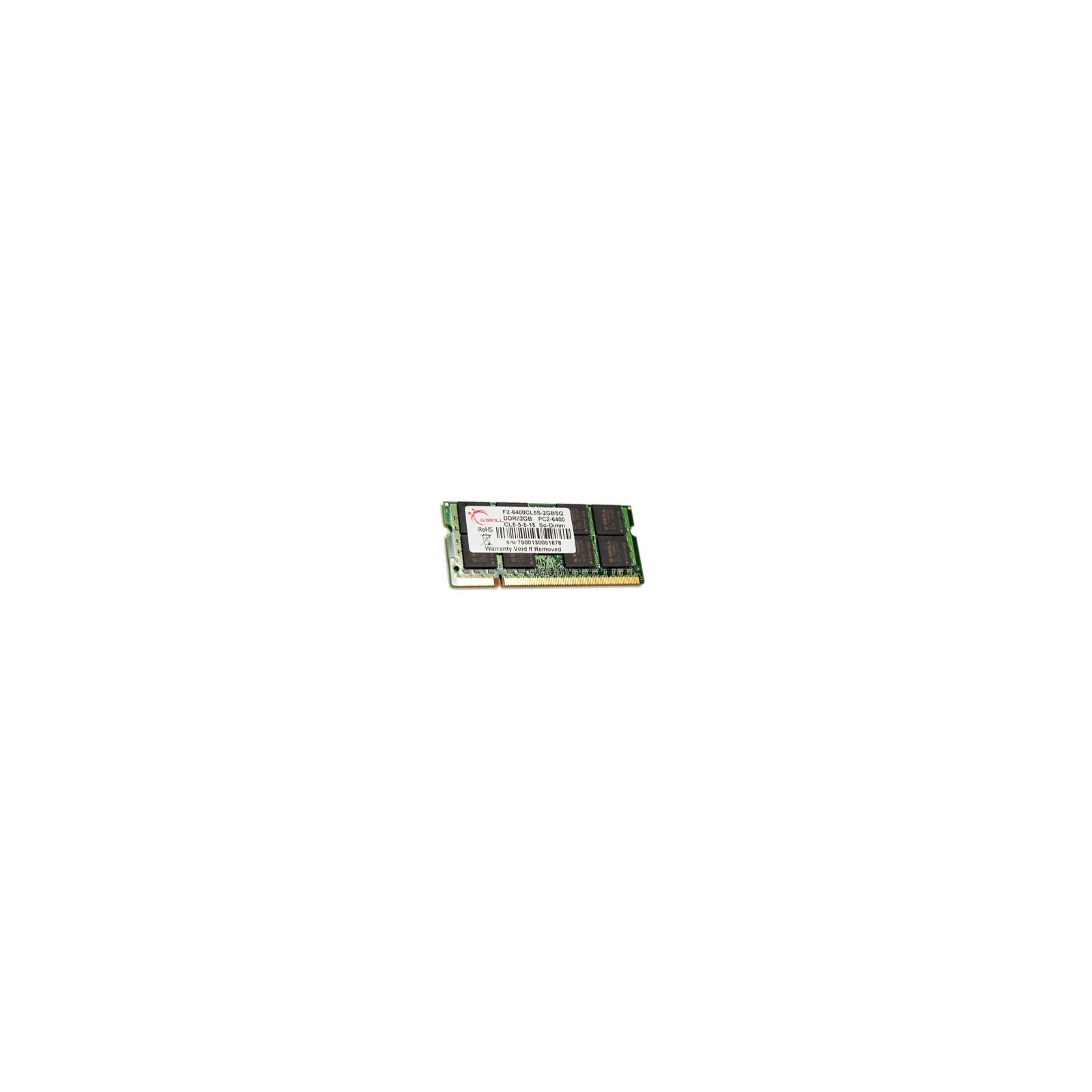 Модуль пам'яті для ноутбука SoDIMM DDR2 2GB 800 MHz G.Skill (F2-6400CL5S-2GBSK)