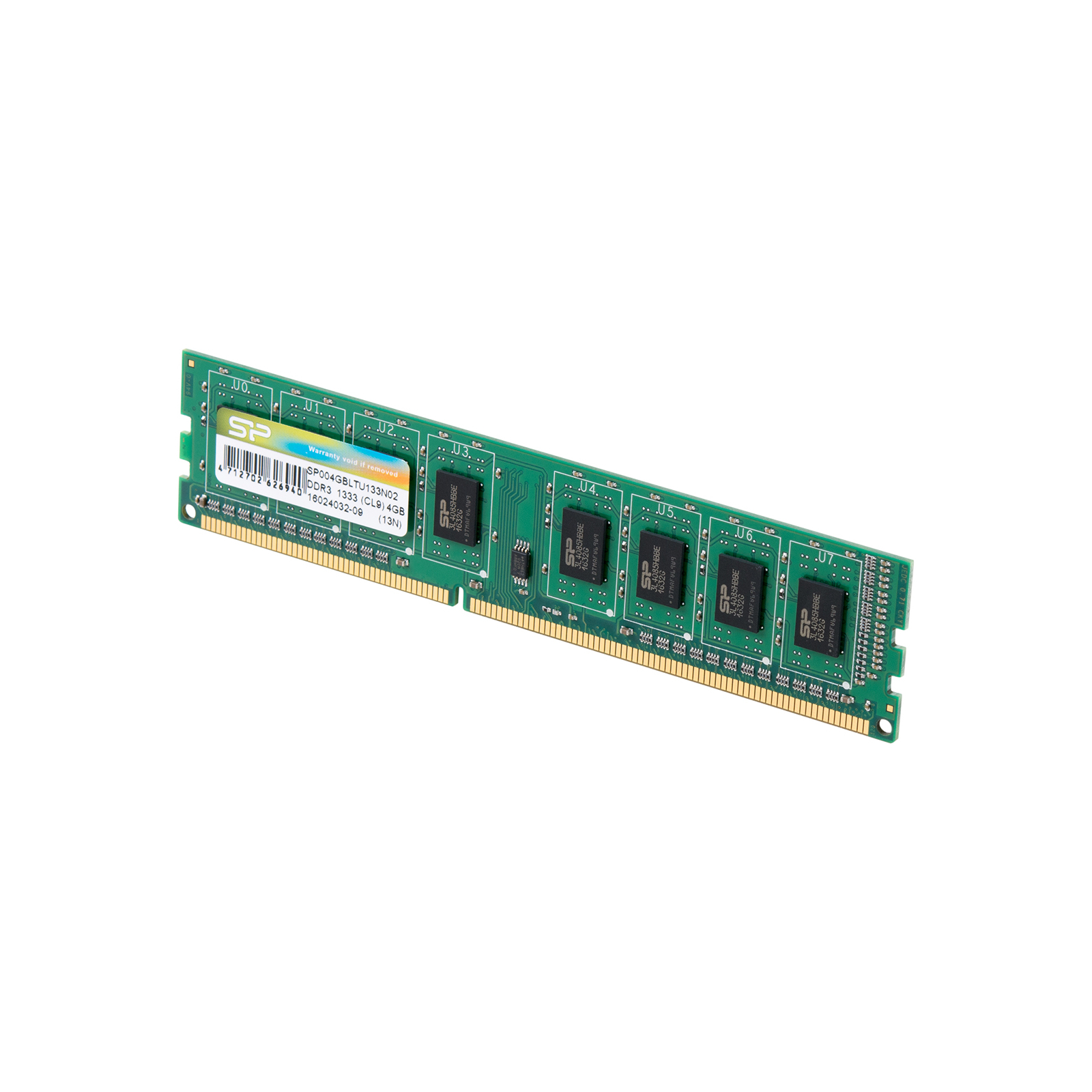 Модуль пам'яті для комп'ютера DDR3 4GB 1333 MHz Silicon Power (SP004GBLTU133N02 / SP004GBLTU133N01) зображення 3