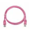 Патч-корд 0.5м, UTP, cat.5e, CCA, pink Cablexpert (PP12-0.5M/RO) зображення 2