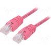 Патч-корд 0.5м, UTP, cat.5e, CCA, pink Cablexpert (PP12-0.5M/RO)