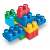 Конструктор Mega Bloks Набор в пакете Классический (8327) изображение 4