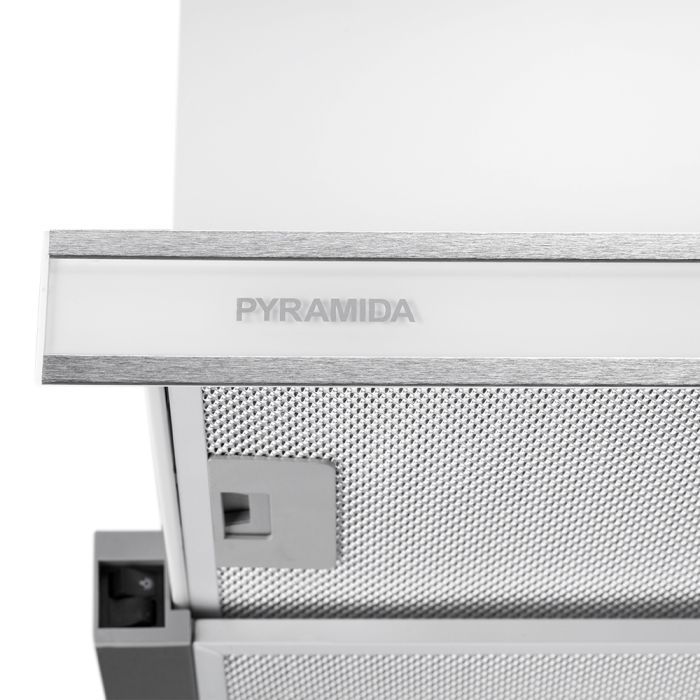 Витяжка кухонна Pyramida TL 60 FG IX WH зображення 6