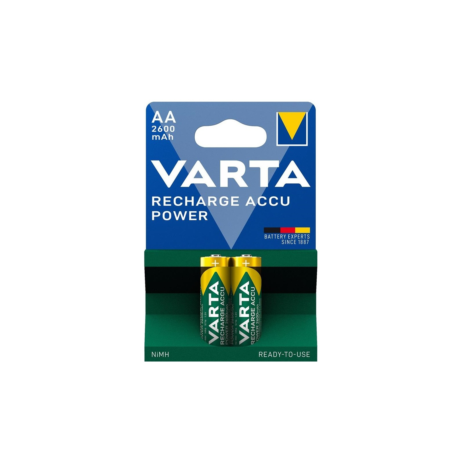 Аккумулятор Varta AA 2600mAh * 2 NI-MH Power (5716101402)