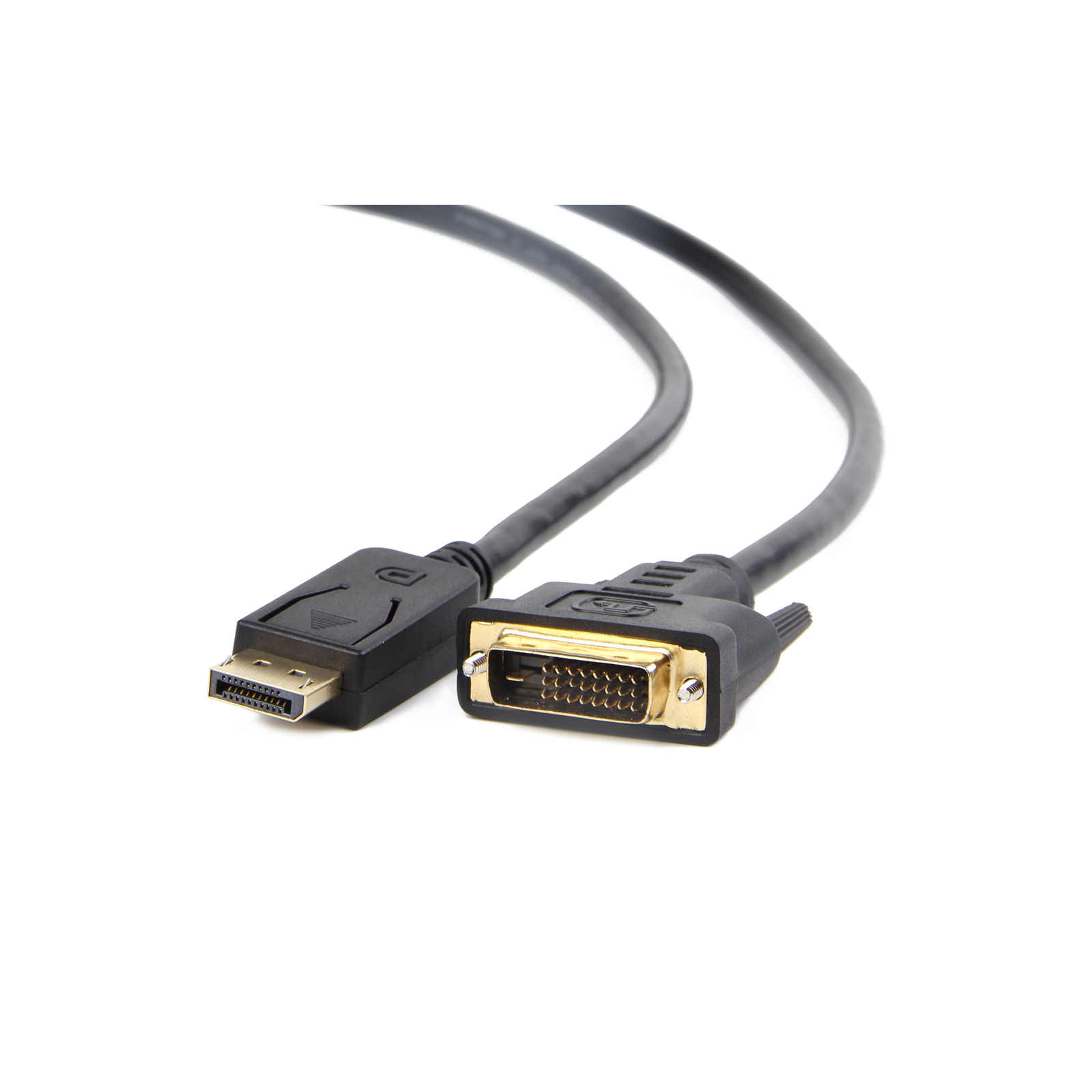 Кабель мультимедійний Display Port to DVI 24+1pin, 1.0m Cablexpert (CC-DPM-DVIM-1M)
