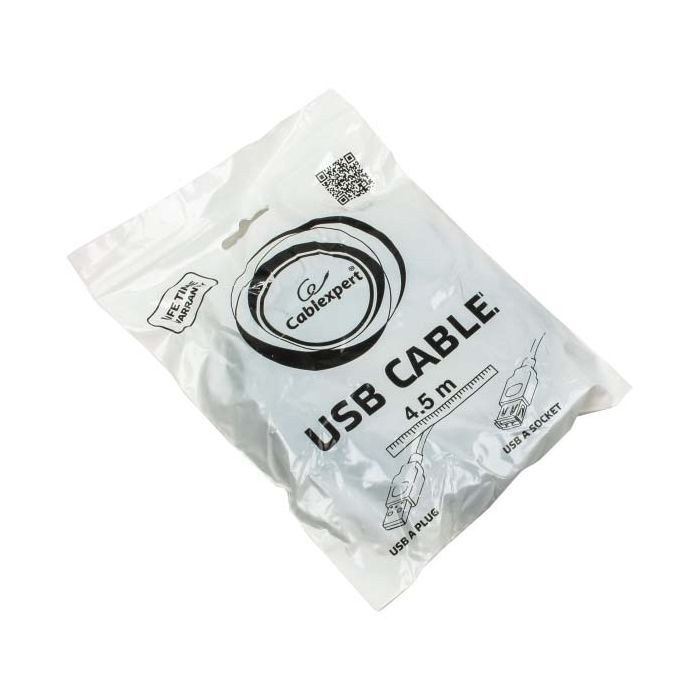 Дата кабель USB 2.0 AM/AF 4.5m Cablexpert (CCP-USB2-AMAF-15C) изображение 3