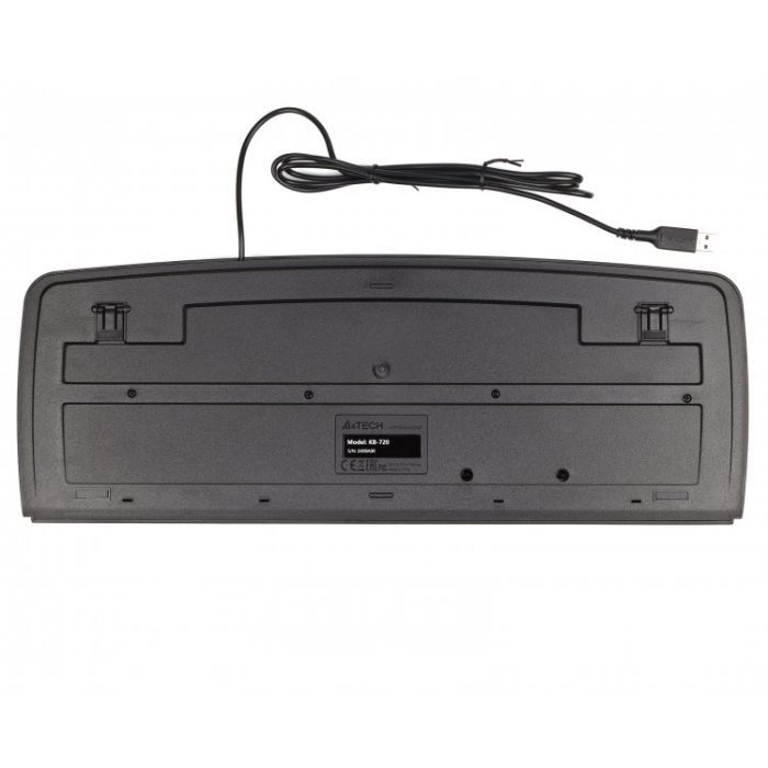 Клавиатура A4Tech KB-720 Black USB изображение 4