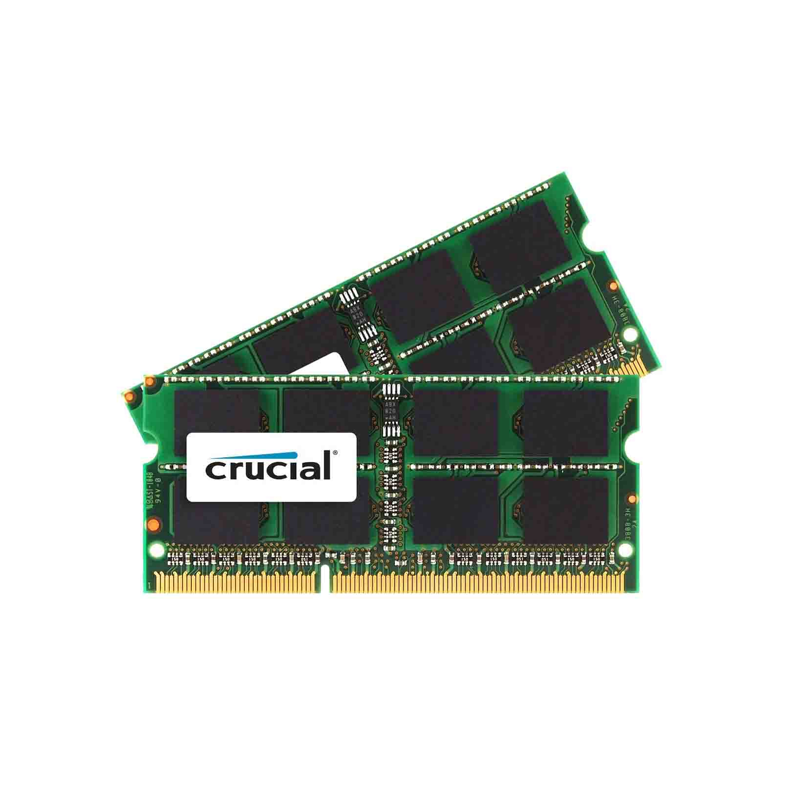Модуль пам'яті для ноутбука SoDIMM DDR3 16GB (2x8GB) 1600 MHz Micron (CT2K8G3S160BM)