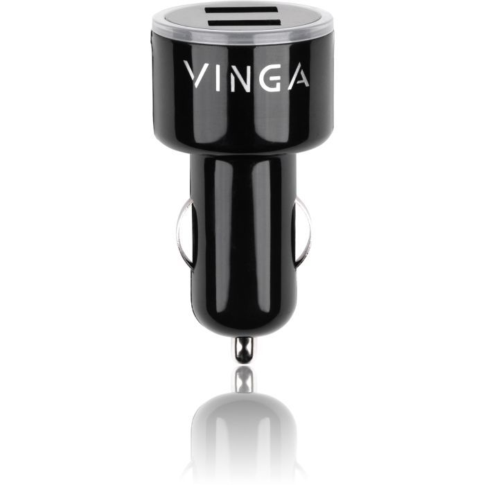 Зарядное устройство Vinga CB 333 USB*2ports 2.1A (APA0333BK)