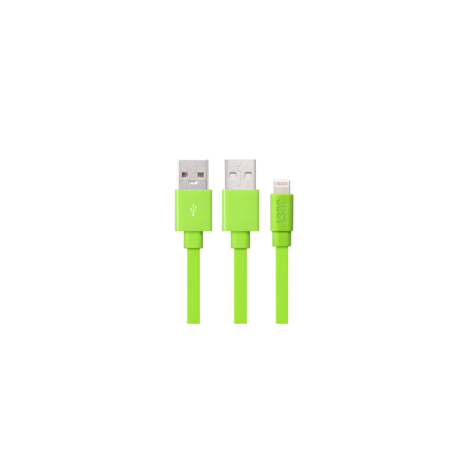 Дата кабель USB 2.0 AM to Lightning 1.2m Freedom Green Just (LGTNG-FRDM-GRN)