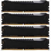 Модуль памяти для компьютера DDR4 32GB (4x8GB) 2400 MHz Savage Blak Kingston Fury (ex.HyperX) (HX424C12SB2K4/32) изображение 3