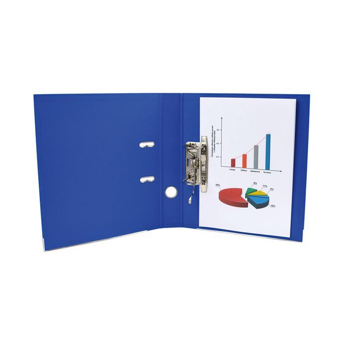 Папка - реєстратор Delta by Axent double-sided PP 7,5 cм, assembled, sky-blue (D1712-07C) зображення 2