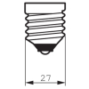 Лампочка Philips Bulb E27 7.5-60W 3000K 230V A55 (1+1) (8711500817648) изображение 3