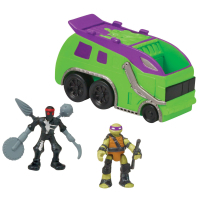 Ігровий набір TMNT Черепашки-Ниндзя Micro Донателло и Фут Ниндзя в фургоне (87603)
