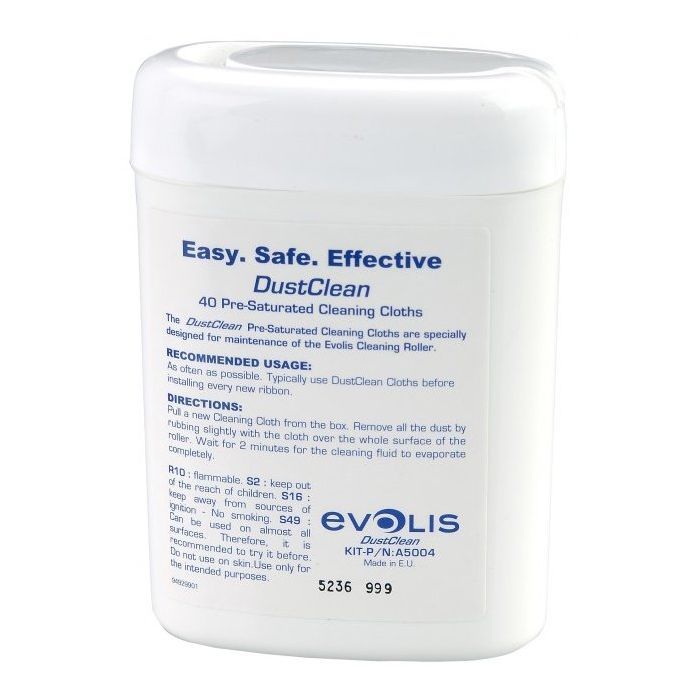 Набор для очистки Evolis Комплект для очищення (серветки) (A5004)