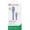 Дата кабель USB 2.0 AM to Micro 5P 1.0m blue Cellularline (USBDATACMICROUSBB) изображение 4