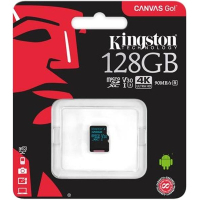 Карта памяти Kingston 128GB microSD class 10 UHS-I U3 Canvas Go (SDCG2/128GBSP) изображение 2