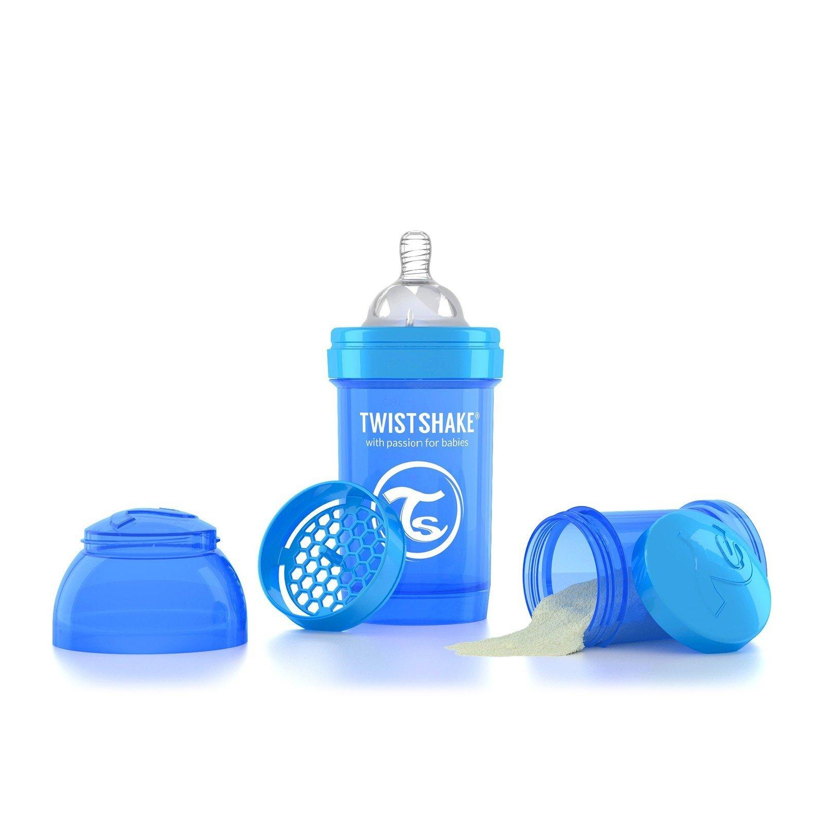 Пляшечка для годування Twistshake антиколиковая 180 мл, голубая (24 847) зображення 2