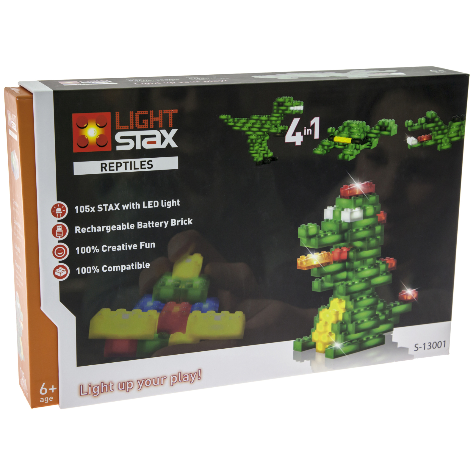Конструктор Light Stax с LED подсветкой Reptiles (LS-S13001)