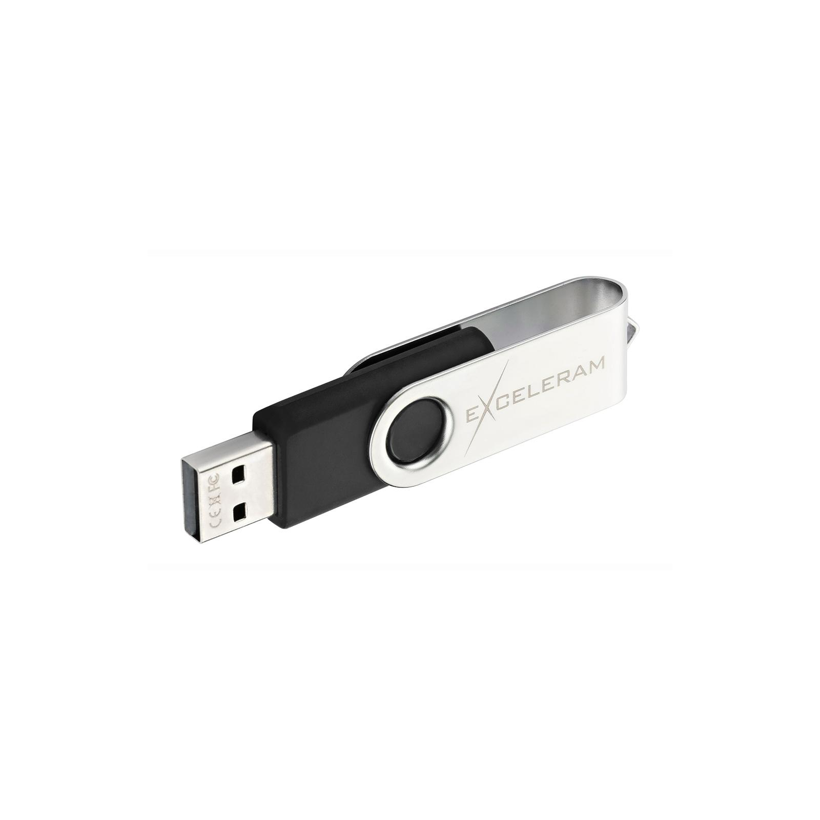 USB флеш накопичувач eXceleram 64GB P1 Series Silver/Black USB 2.0 (EXP1U2SIB64) зображення 5