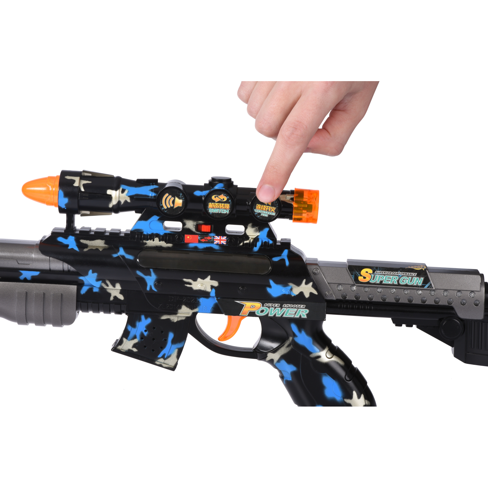 Игрушечное оружие Same Toy BisonShotgun Винтовка синяя (DF-20218AZUt) изображение 6