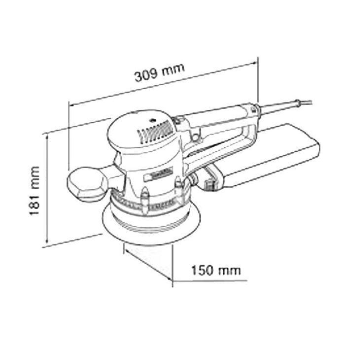 Шліфувальна машина Makita BO 6030, эксцентриковая (BO6030) зображення 2