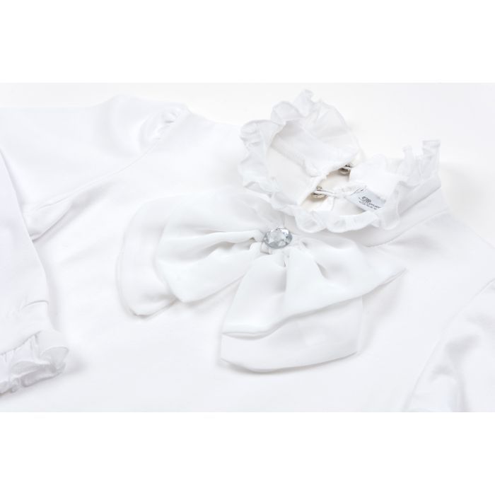 Кофта дитяча Breeze з бантом (9268-164G-white) зображення 2