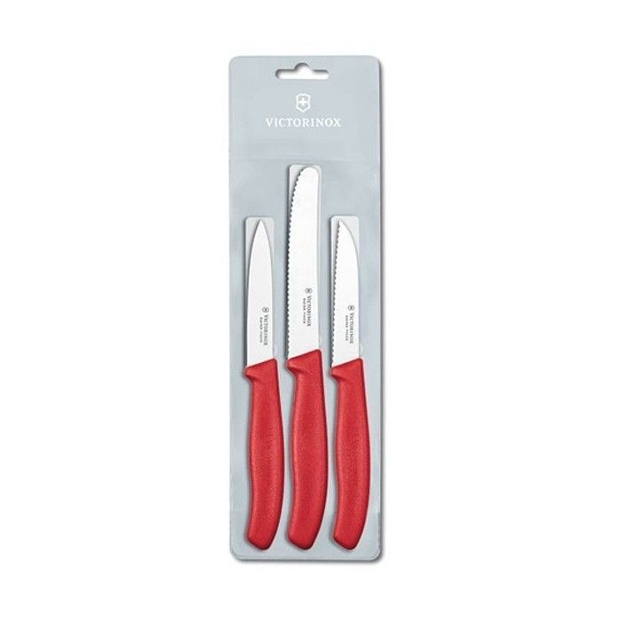 Набор ножей Victorinox SwissClassic из 3 предметов Красный (6.7111.3)