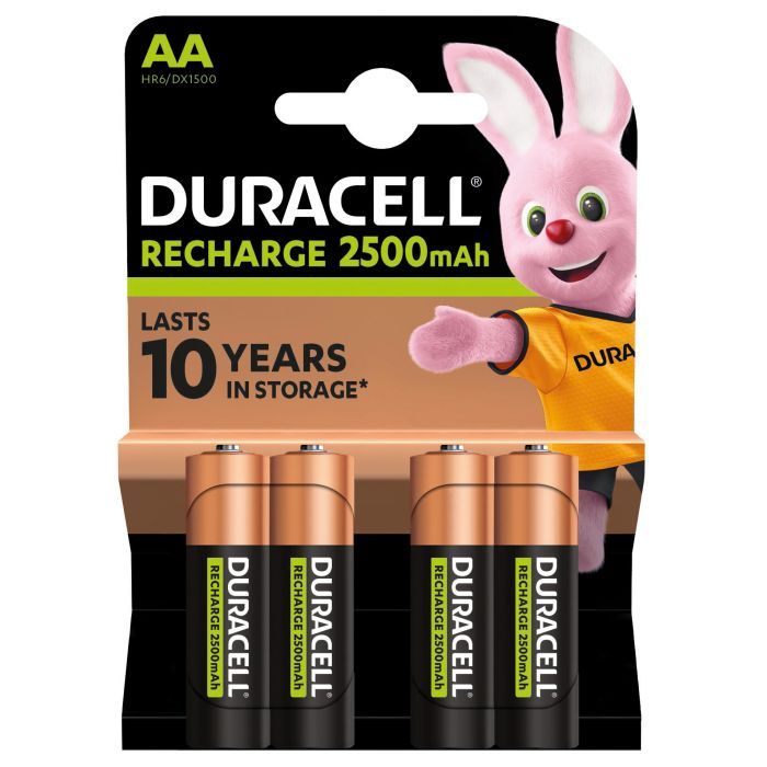 Акумулятор Duracell AA HR6 2500mAh * 4 (5000394057203 / 5007308) зображення 3