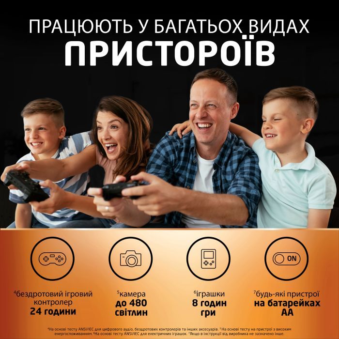 Акумулятор Duracell AA HR6 2500mAh * 4 (5000394057203 / 5007308) зображення 5