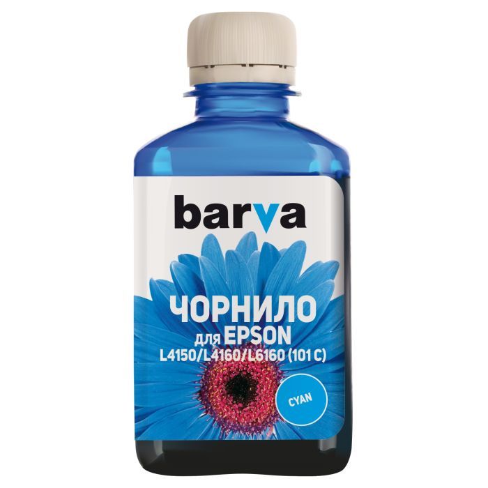 Чернила Barva EPSON L4150/L4160 (101) 1л CYAN (E101-608)