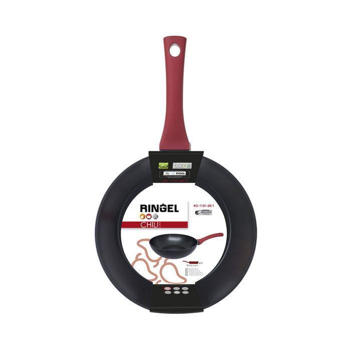 Сковорода Ringel Chili Wok 28 см (RG-1101-28/1) изображение 5