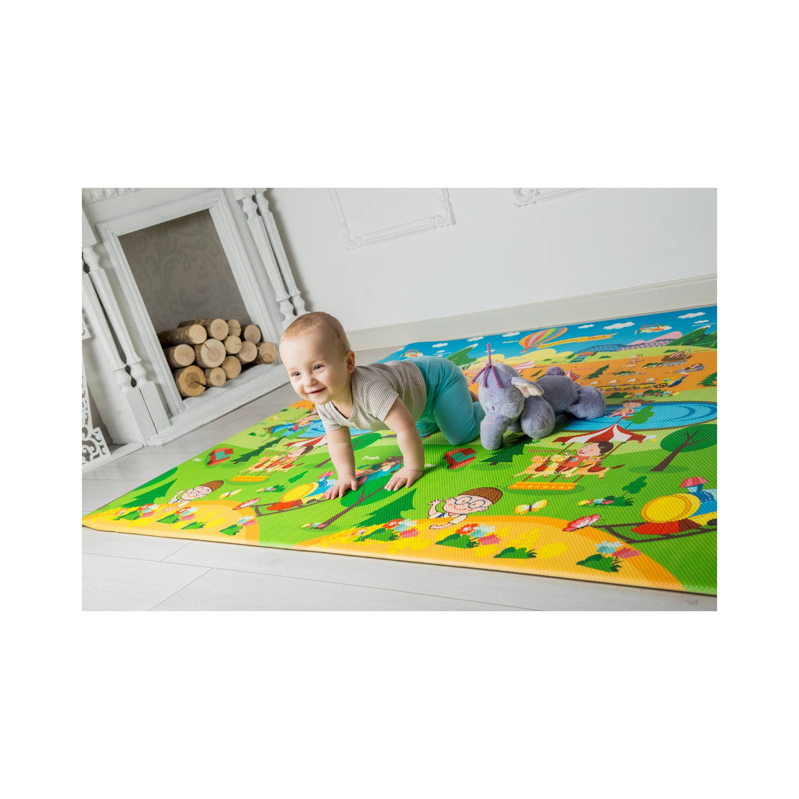 Дитячий килимок Bugs Літній табір (2300*1400*15 мм) (6901423156746) зображення 11
