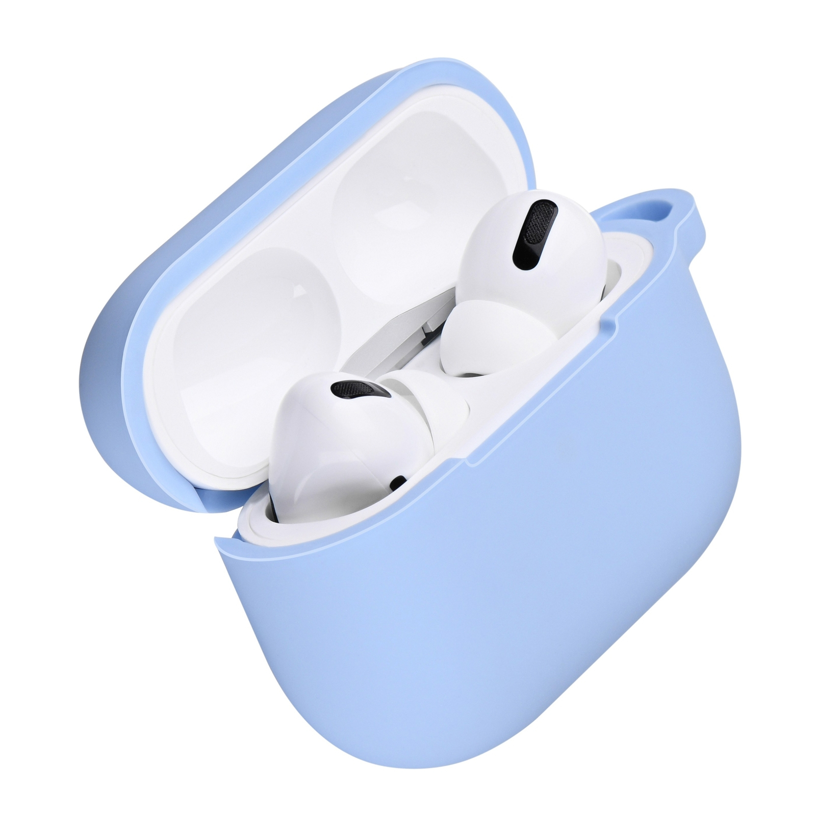 Чохол для навушників 2E для Apple AirPods Pro Pure Color Silicone 2.5 мм Light purpl (2E-PODSPR-IBPCS-2.5-LPR) зображення 2
