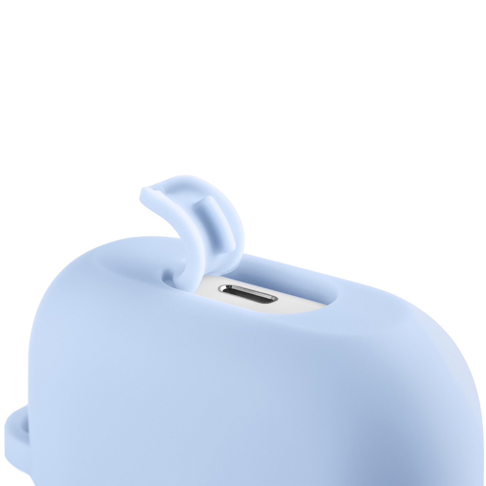 Чохол для навушників 2E для Apple AirPods Pro Pure Color Silicone 2.5 мм Sky blue (2E-PODSPR-IBPCS-2.5-SKB) зображення 3