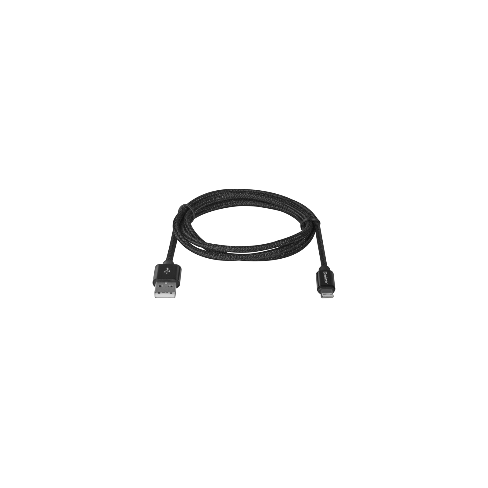 Дата кабель USB 2.0 AM to Lightning 1.0m ACH01-03T PRO Black Defender (87808) изображение 2
