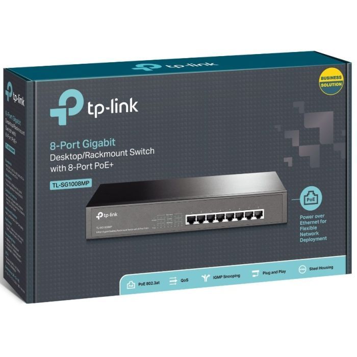Комутатор мережевий TP-Link TL-SG1008MP зображення 4