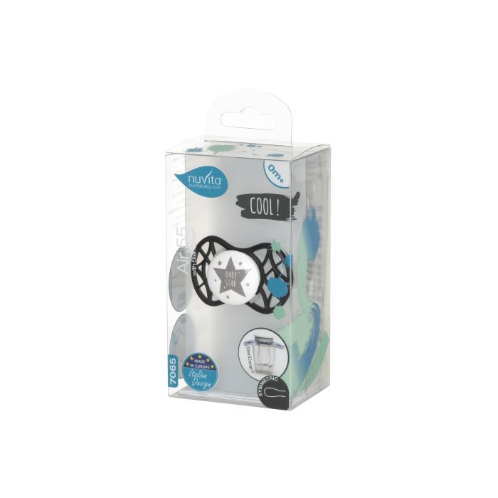 Пустушка Nuvita Air55 Cool 0m+ симетрична (NV7065IB) зображення 3