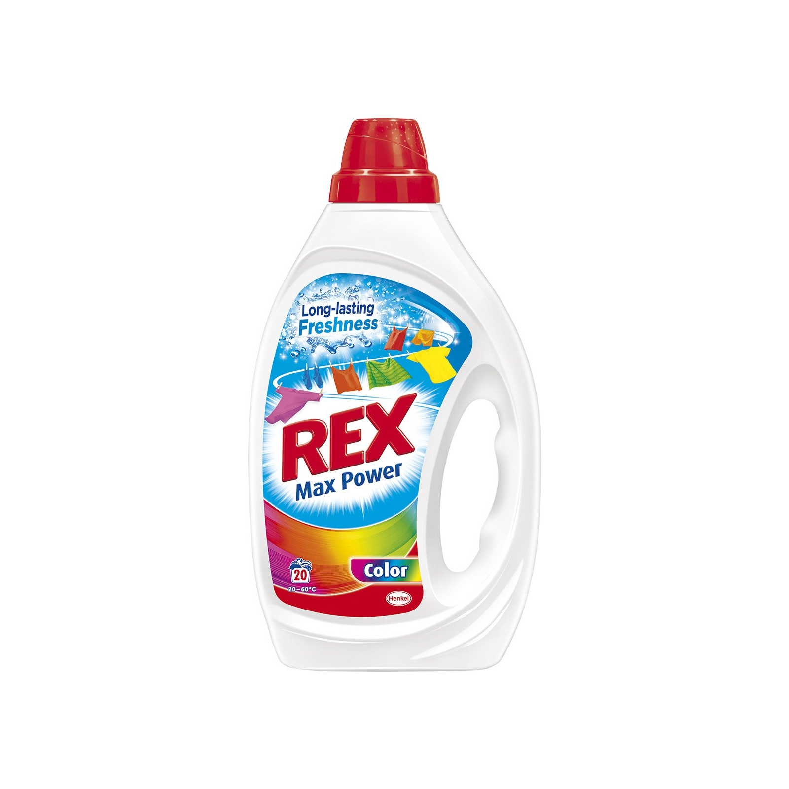 Гель для прання Rex Max Power Color, 1л (9000101316919)