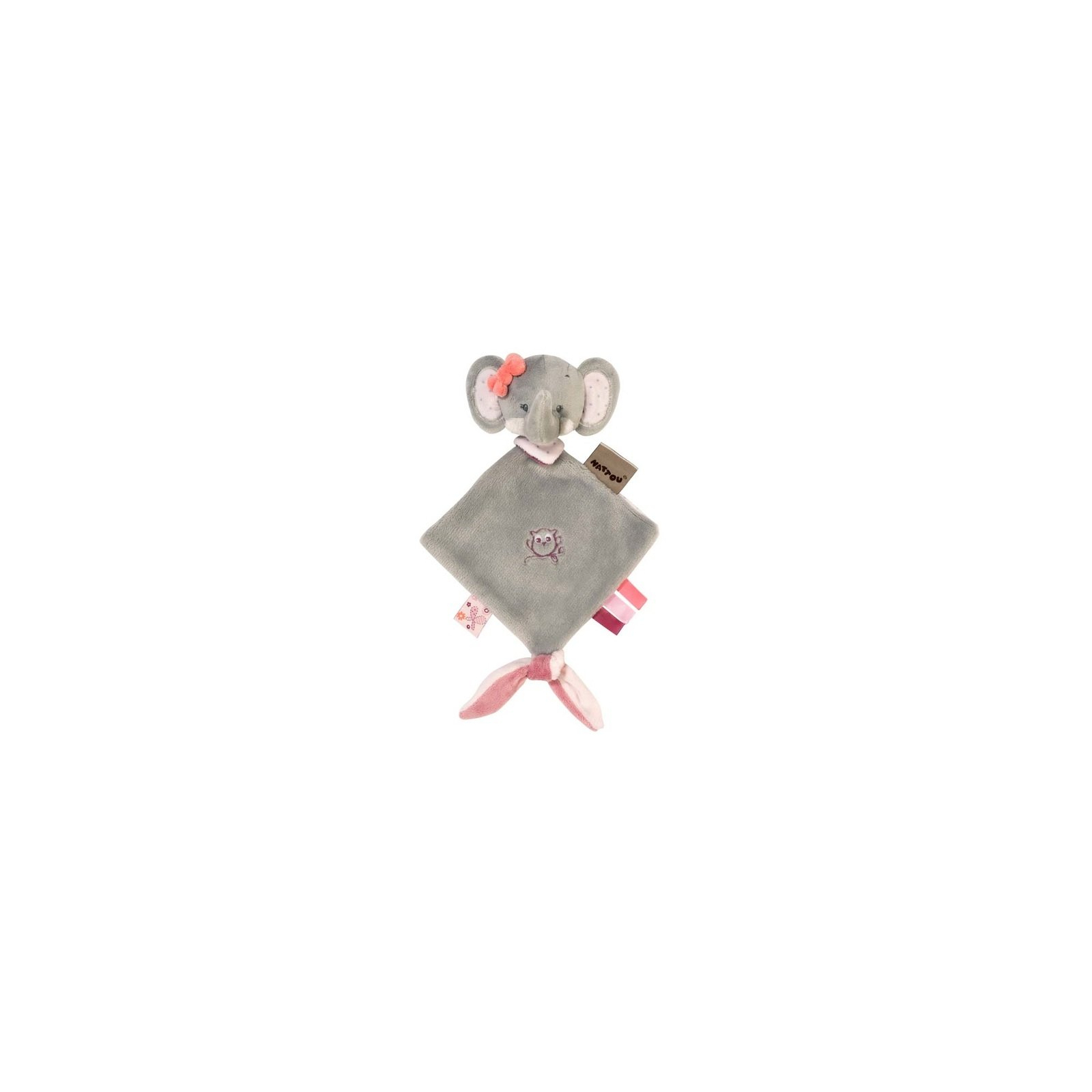 Развивающая игрушка Nattou Мягкая игрушка маленькая Doodoo слоник Адель (424141)