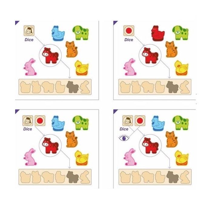 Развивающая игрушка Viga Toys Игра-сортер Карнавал животных (50450) изображение 3
