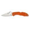 Нож Spyderco Delica 4 Flat Ground Orange (C11FPOR)