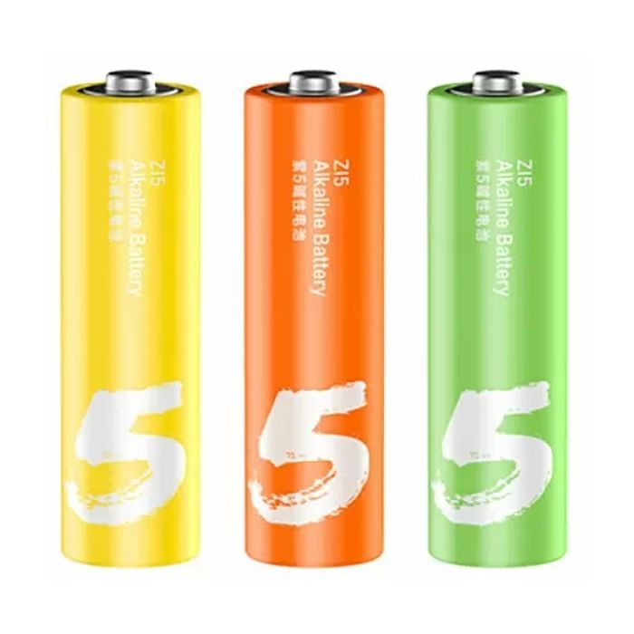 Батарейка ZMI AA ZI5 * 12 + AAA ZI7 * 12 Rainbow batteries set (Ф16358) зображення 3