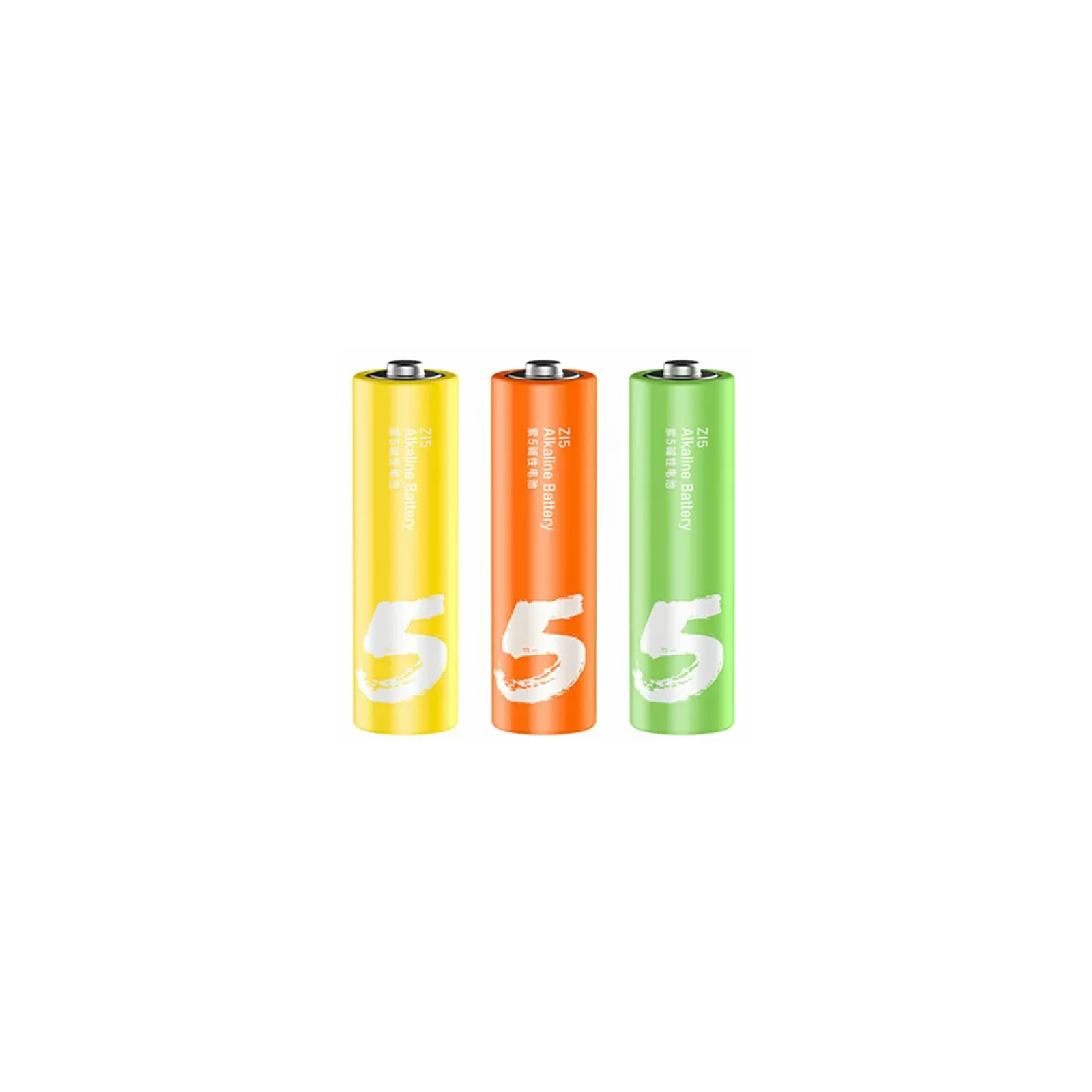 Батарейка ZMI AA ZI5 * 12 + AAA ZI7 * 12 Rainbow batteries set (Ф16358) зображення 3